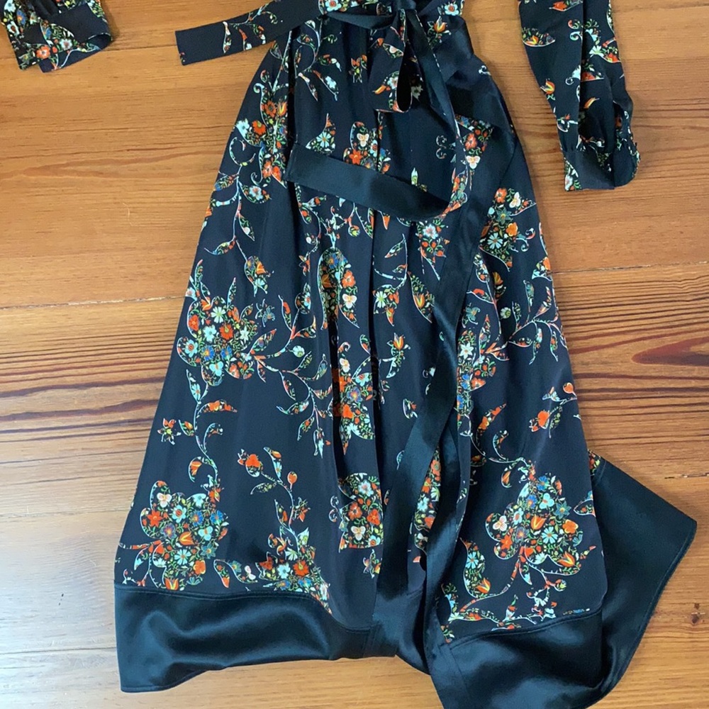 Tory Burch Silk Sacred Floral Ruffle Dress NWT - Picture 4 of 5